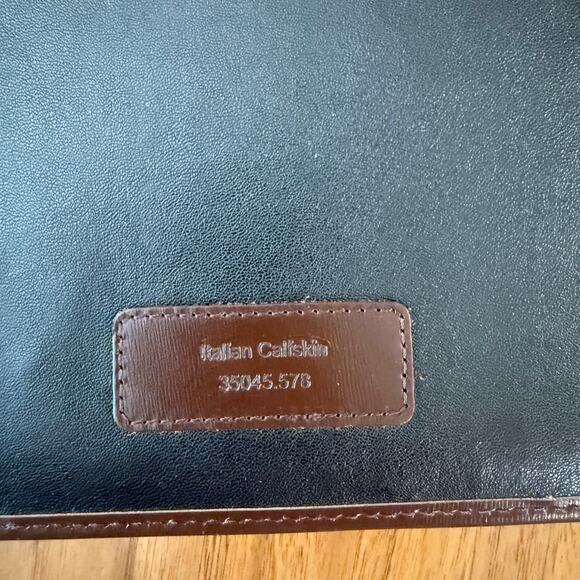 Franklin Covey Italian Leather Padfolio Brown Planner 12.75” x 9.5” - Picture 4 of 16